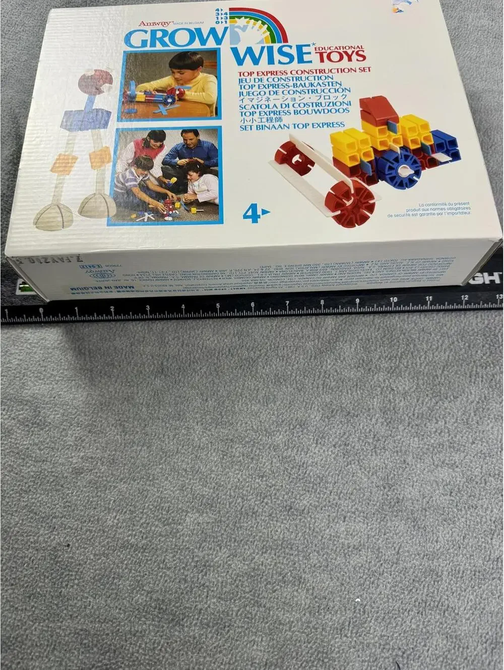 vintage‎ NIB amway grow wise construction set 68 pcs educational toy belgium
